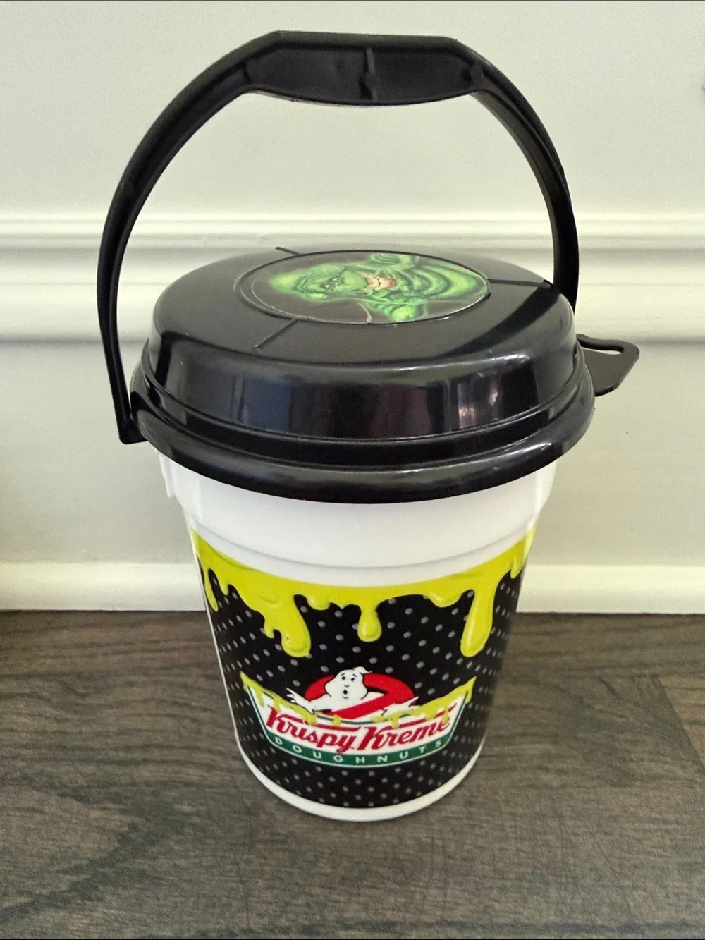 Krispy Kreme Ghostbusters 30th Anniversary Bucket Promotional Slimer Collectible